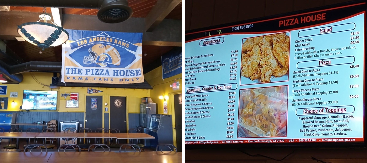 Pizza House Menu